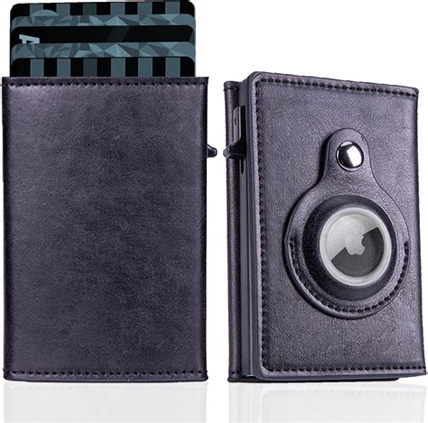 tags mate airtag leather trackable wallet rfid blocking|airtag wallet with card holder.